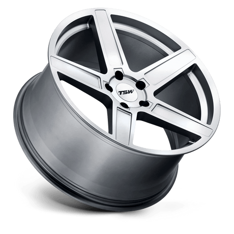 TSW Ascent 18x8.5 5x112 - Matte Titanium Silver