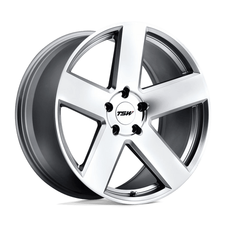 TSW Bristol 18x9.5 5x114.3 - Silver w/ Mirror Cut Face
