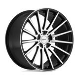TSW Chicane 19x8.5 5x112 - Gloss Black w/ Mirror Cut Face