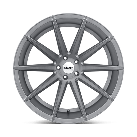 TSW Clypse 20x8.5 5x120 - Titanium w/ Matte Brushed Face