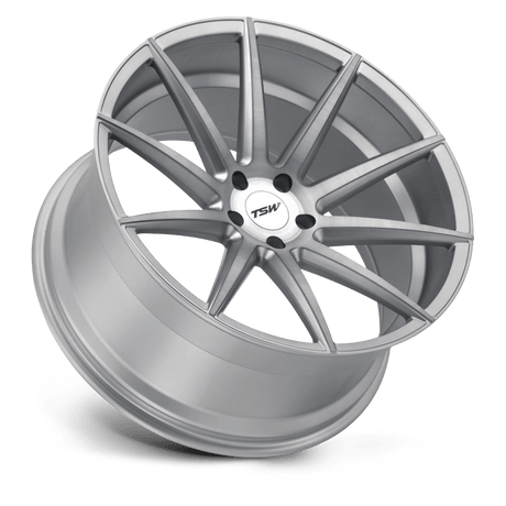 TSW Clypse 22x10.5 5x120 - Titanium w/ Matte Brushed Face
