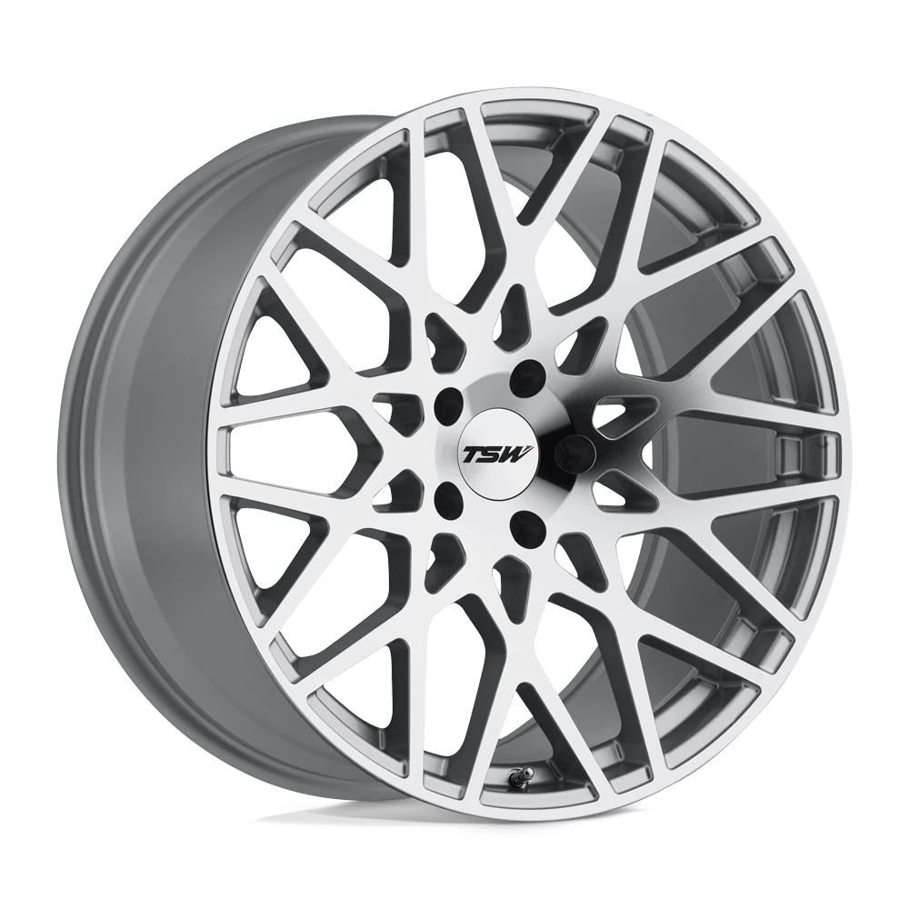 TSW Vale 18x9.5 5x114.3 - Silver w/ Mirror Cut Face