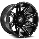 XF OFFROAD - XF-218 | 22x12 / -44 Offset / 5x139.7/5x150 Bolt Pattern | XF-218221251397150-44GBML