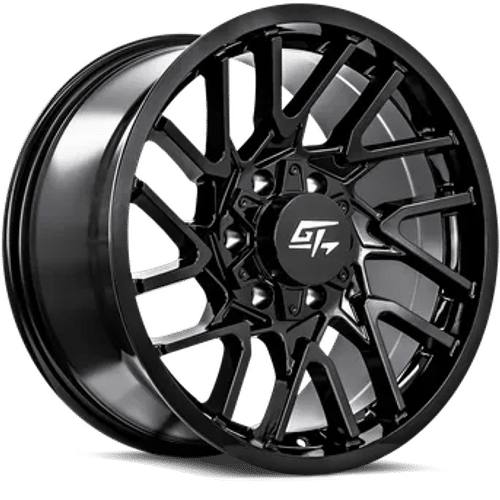 GT OFFROAD - Aggression Gloss Black | 17x9 / 12 Offset / 6x135/6x139.7 Bolt Pattern | GT8417961122