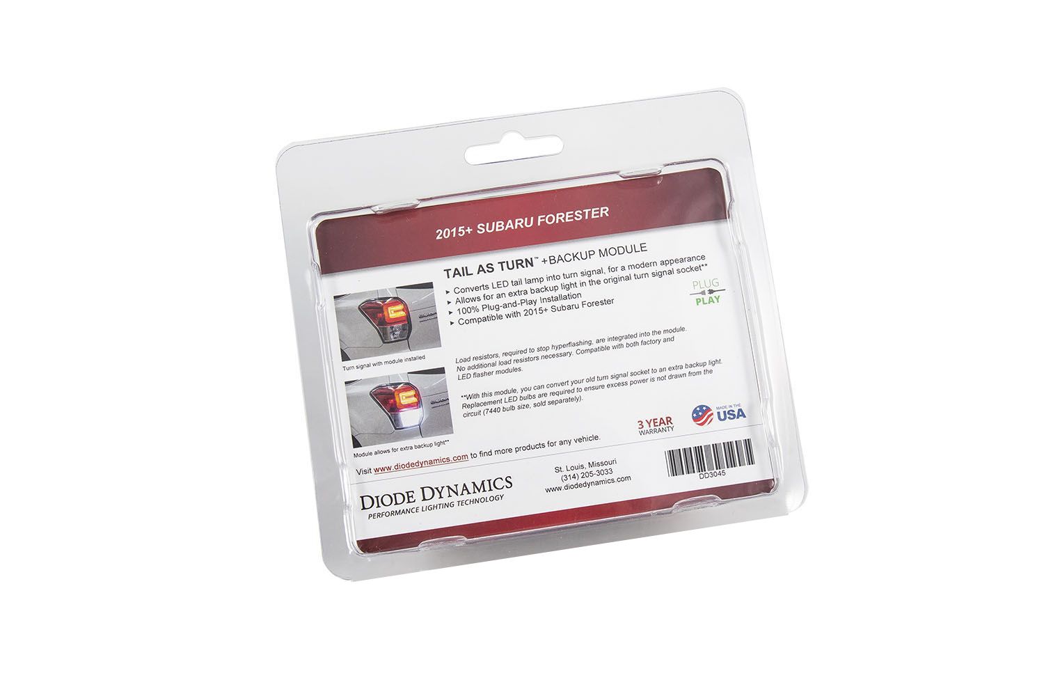 Tail as Turn +Backup Module (USDM) for 2017-2018 Subaru Forester Premium