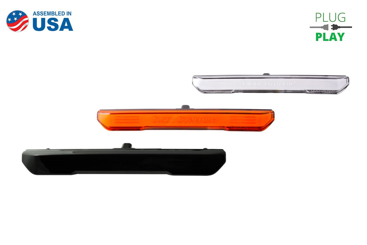Feux de position latéraux à LED pour GMC Sierra HD 2500/3500 2020-2023 (ensemble)