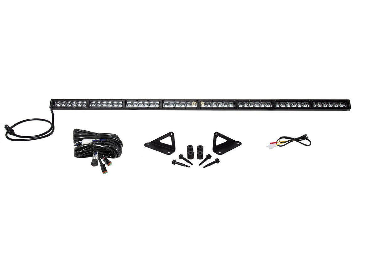 Kit de barre lumineuse LED pour capot Jeep JL Wrangler 2018-2025