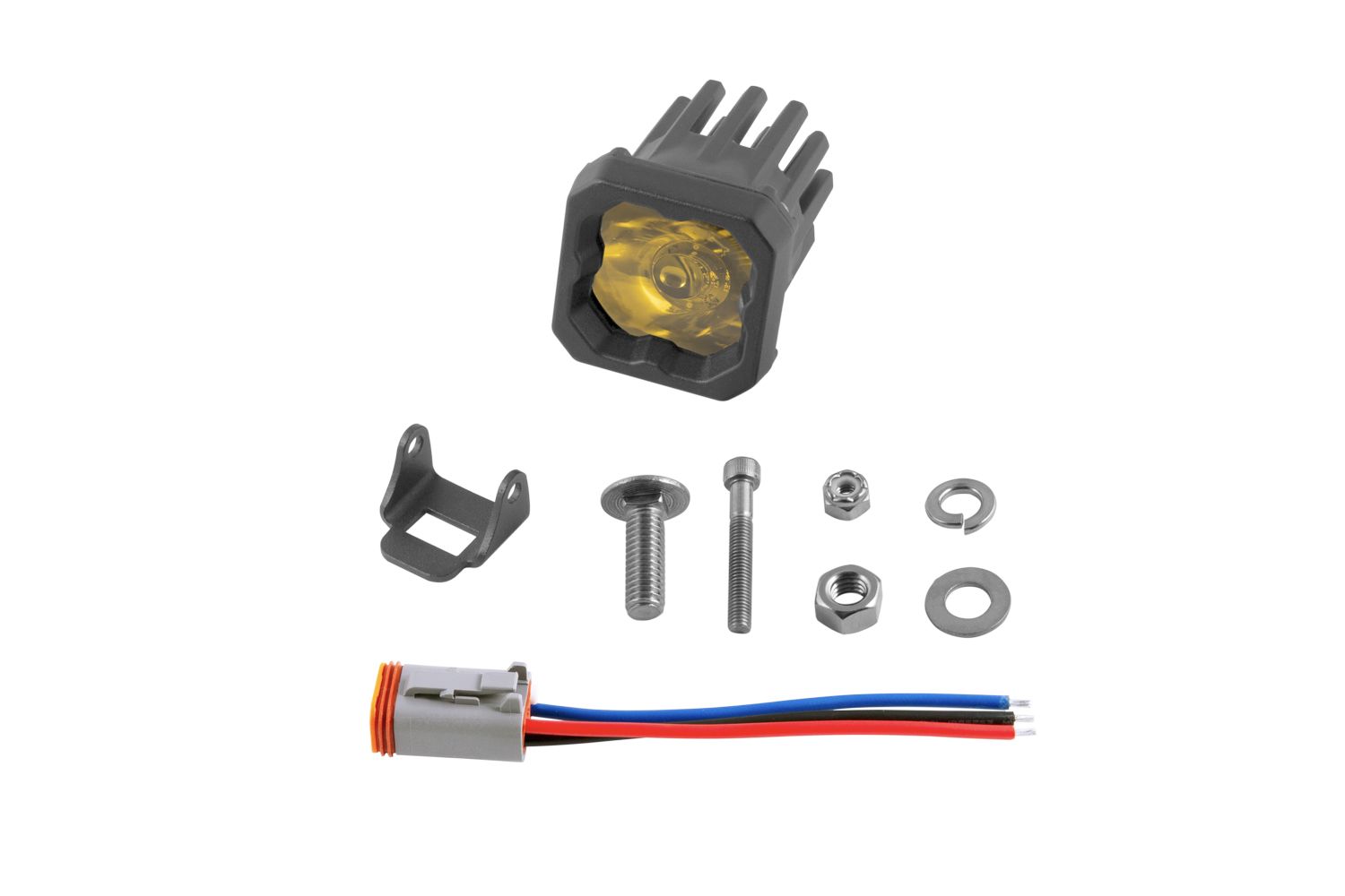 SSC1 Yellow Sport Standard LED Pod (one)