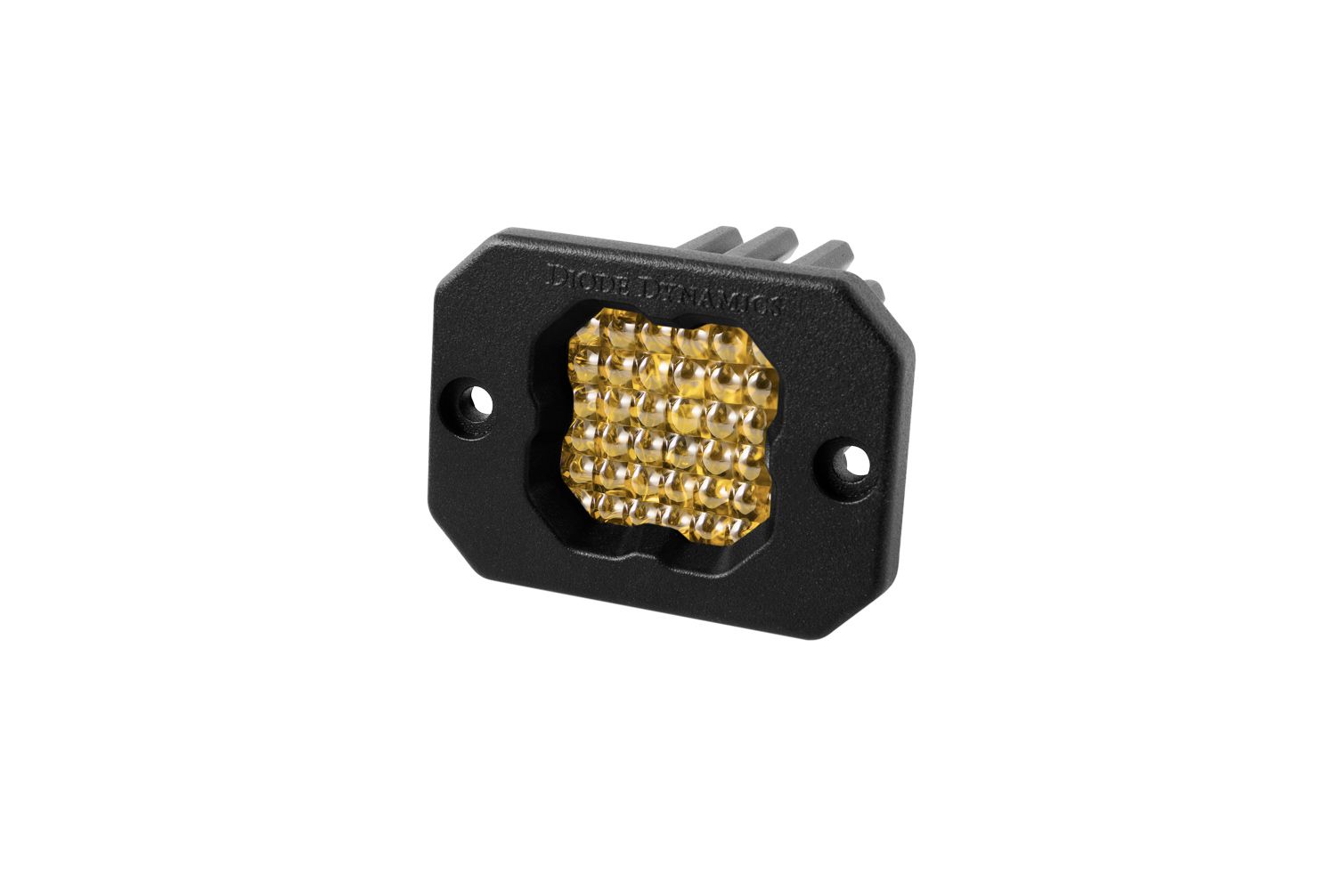 SSC1 Yellow Sport Flush Mount LED Pod (one)