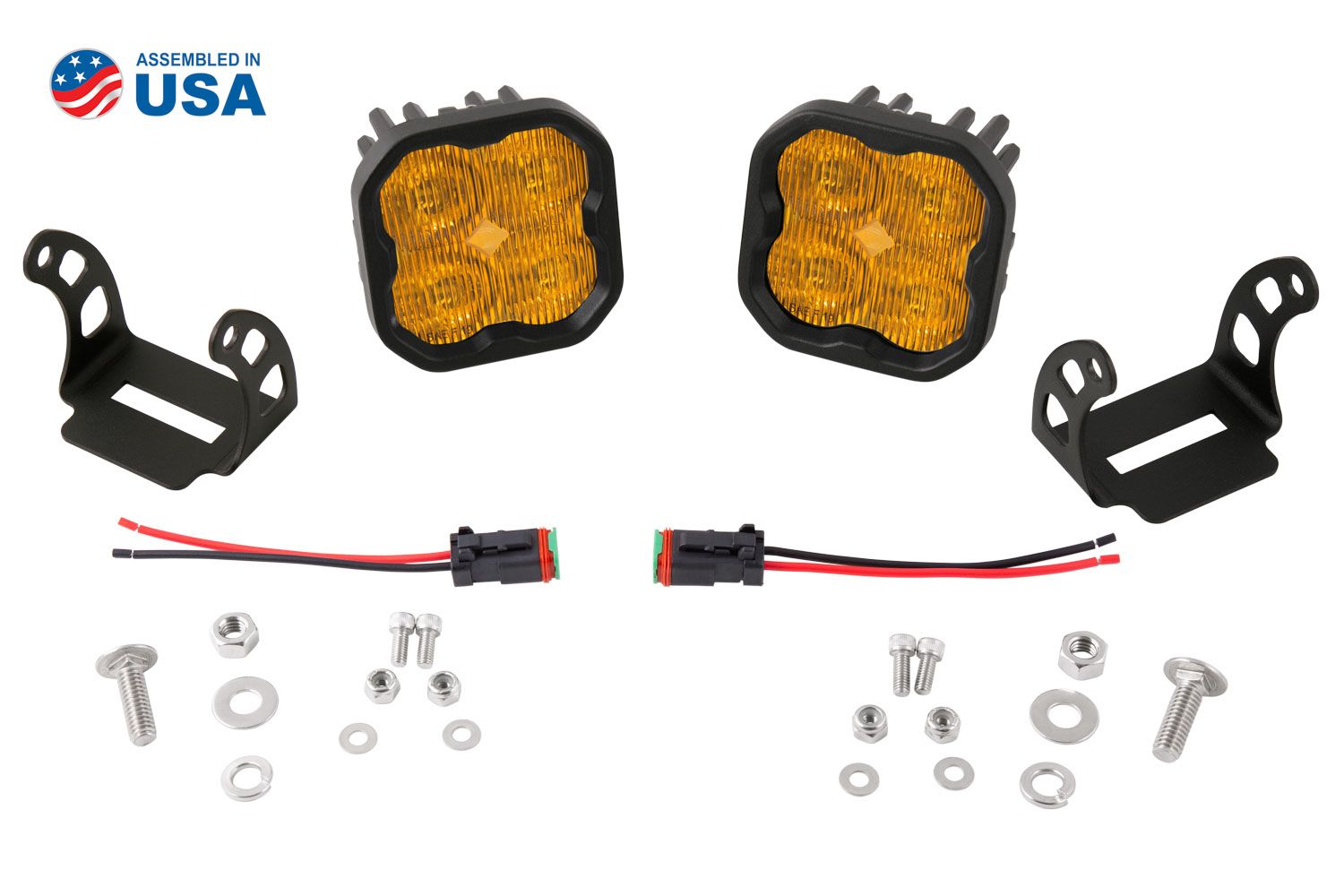 SS3 SAE Yellow Max LED Pod (pair)
