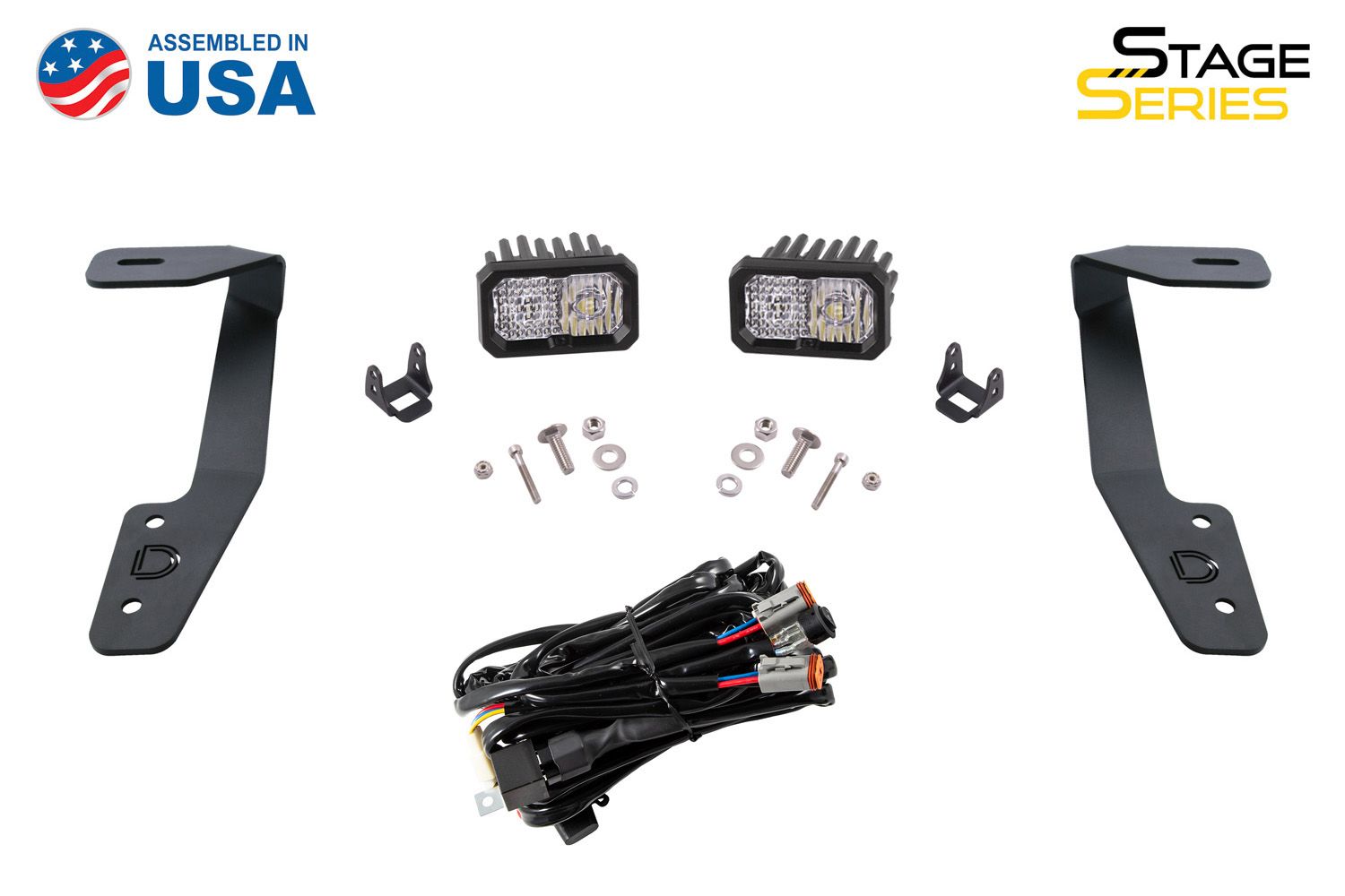 Stage Series Backlit Ditch Light Kit for 2022-2025 Subaru WRX