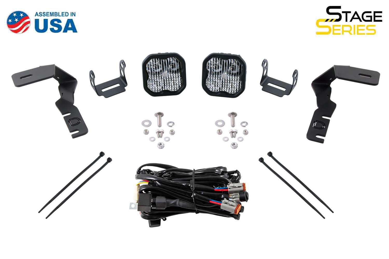 Stage Series Backlit Ditch Light Kit for 2019-2023 Ford Ranger