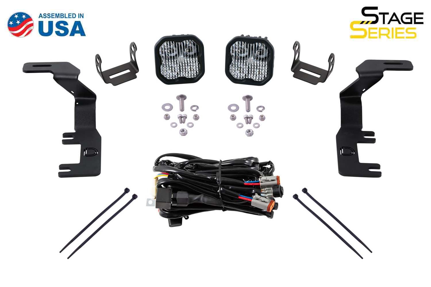 Stage Series Backlit Ditch Light Kit for 2015-2022 GMC Canyon