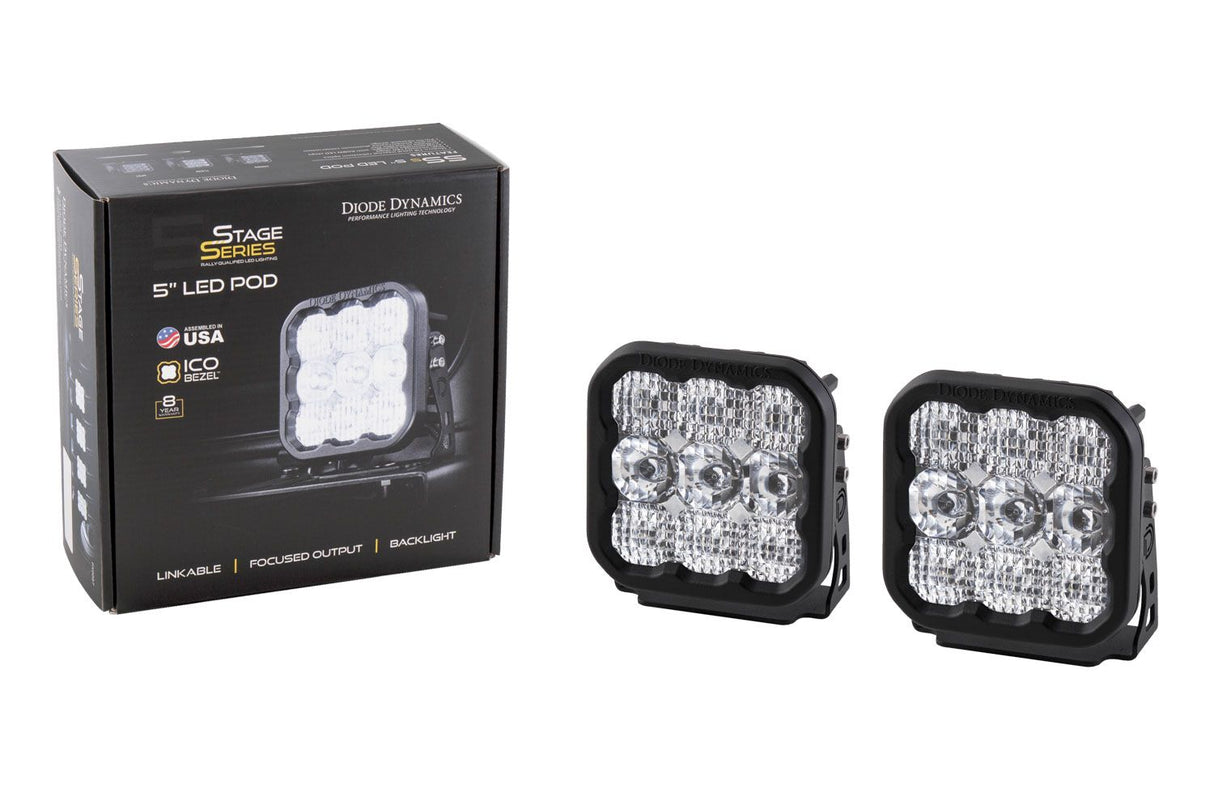 Pod LED SS5 White Pro (paire)