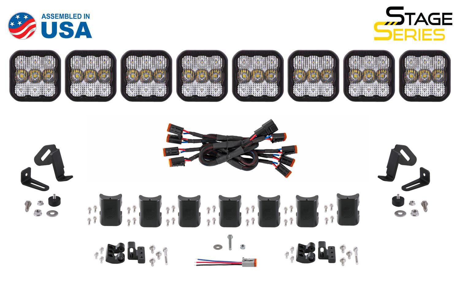 SS5 CrossLink 8-Pod LED Light Bar (one)