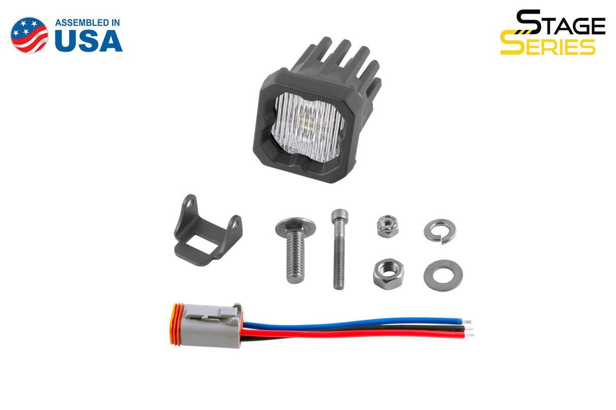 SSC1 White SAE Fog Standard LED Pod (one)