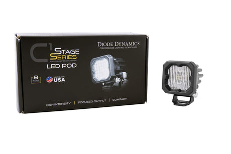 SSC1 White SAE Fog Standard LED Pod (one)