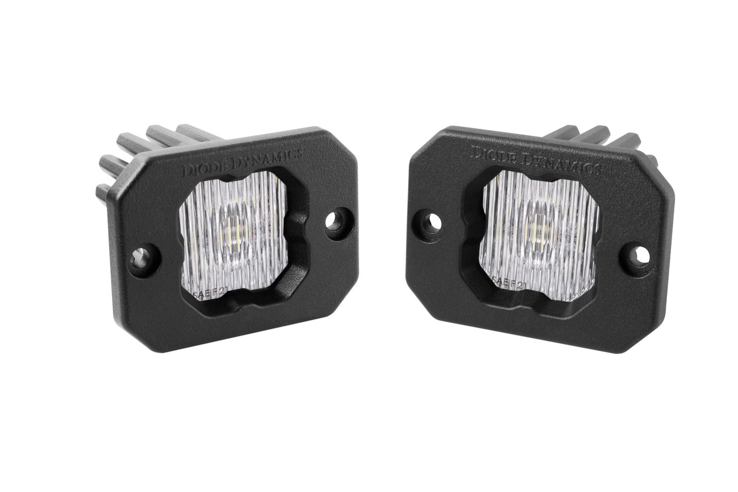 SSC1 White SAE Fog Flush Mount LED Pod (pair)
