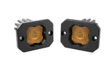 SSC1 Yellow SAE Fog Flush Mount LED Pod (pair)