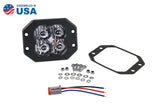 SS3 SAE/DOT White Pro Flush Mount LED Pod (one)