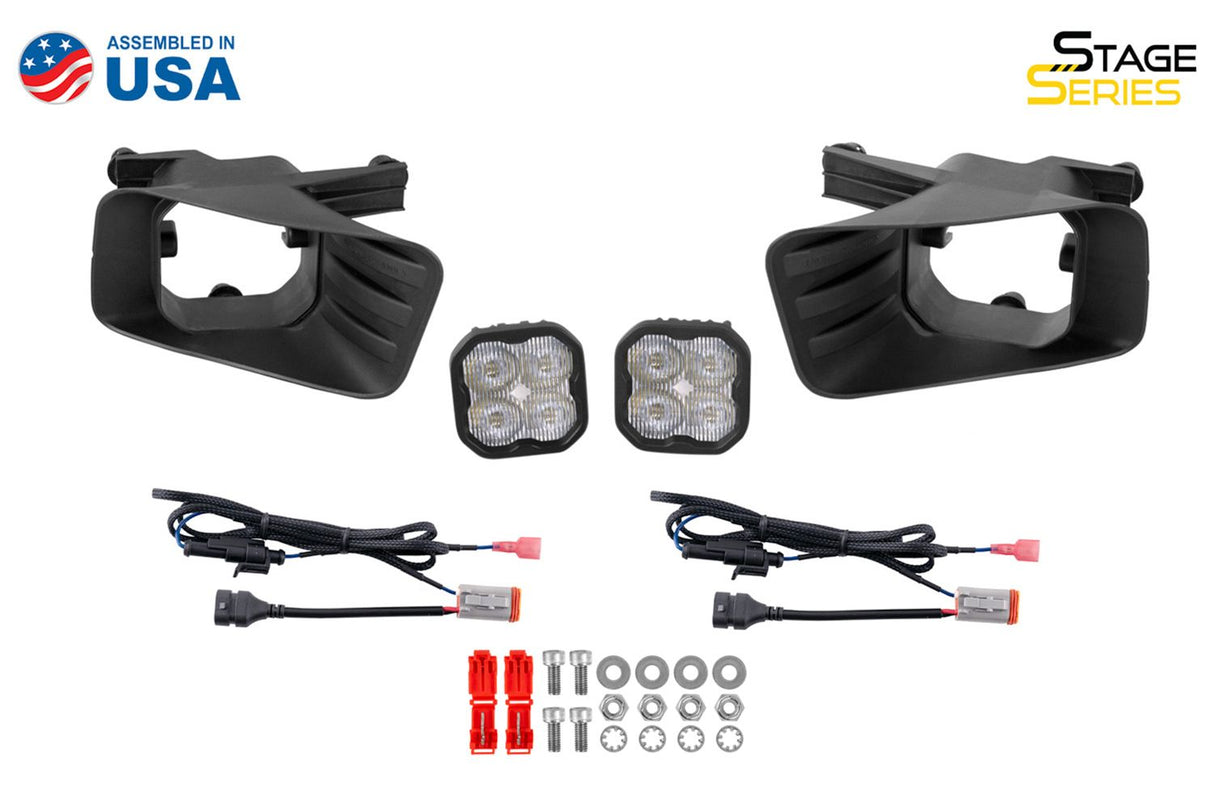 Kit de feux antibrouillard horizontaux SS3 SAE/DOT Ram