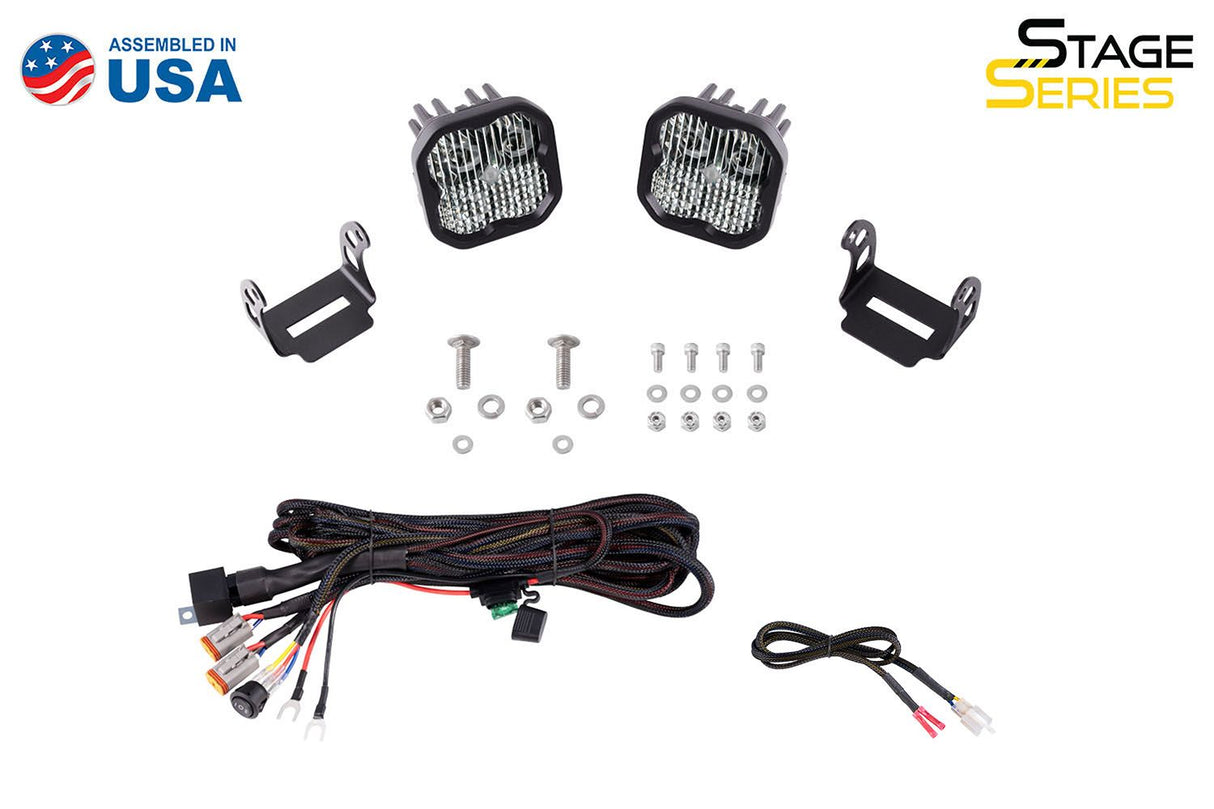 Stage Series SS3 Backlit Ditch Light Kit for 2021-2025 Ford Bronco