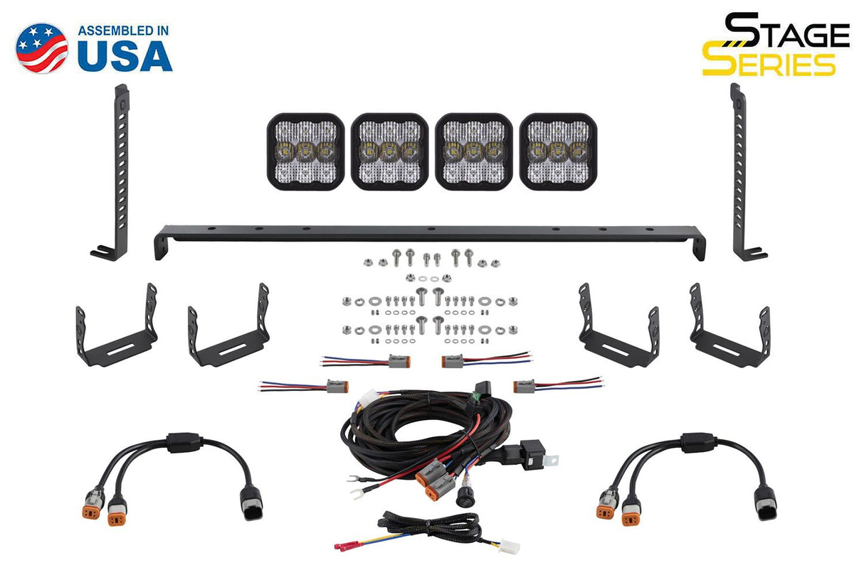 SS5 Stealth Grille LED Pod Kit for 2014-2024 Toyota 4Runner