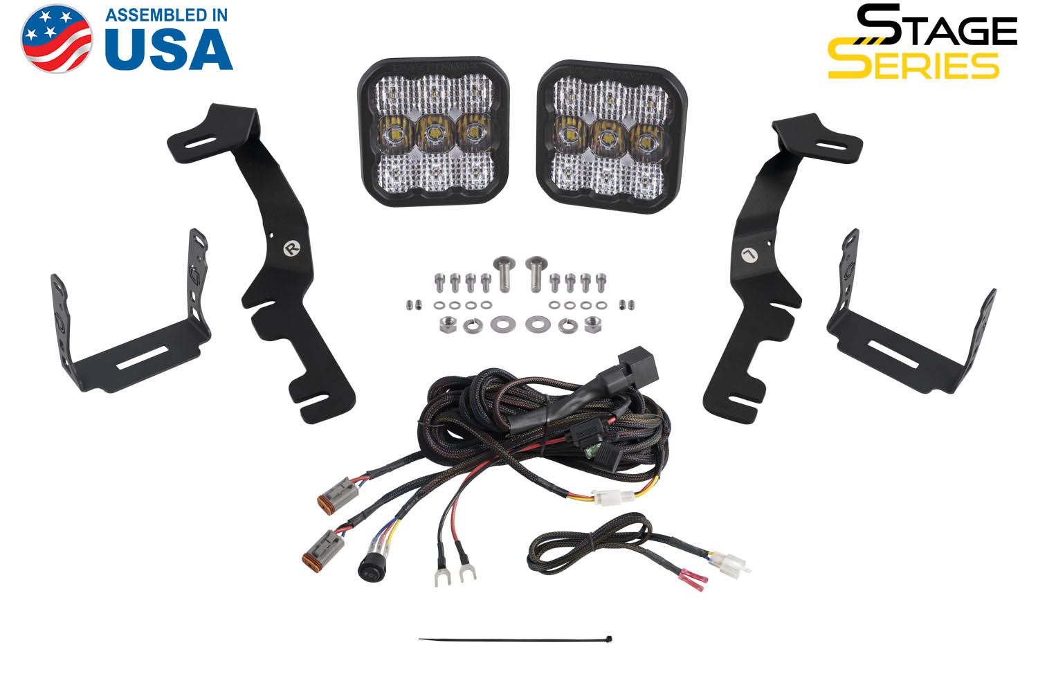 Stage Series Backlit Ditch Light Kit for 2019-2024 Ram 1500