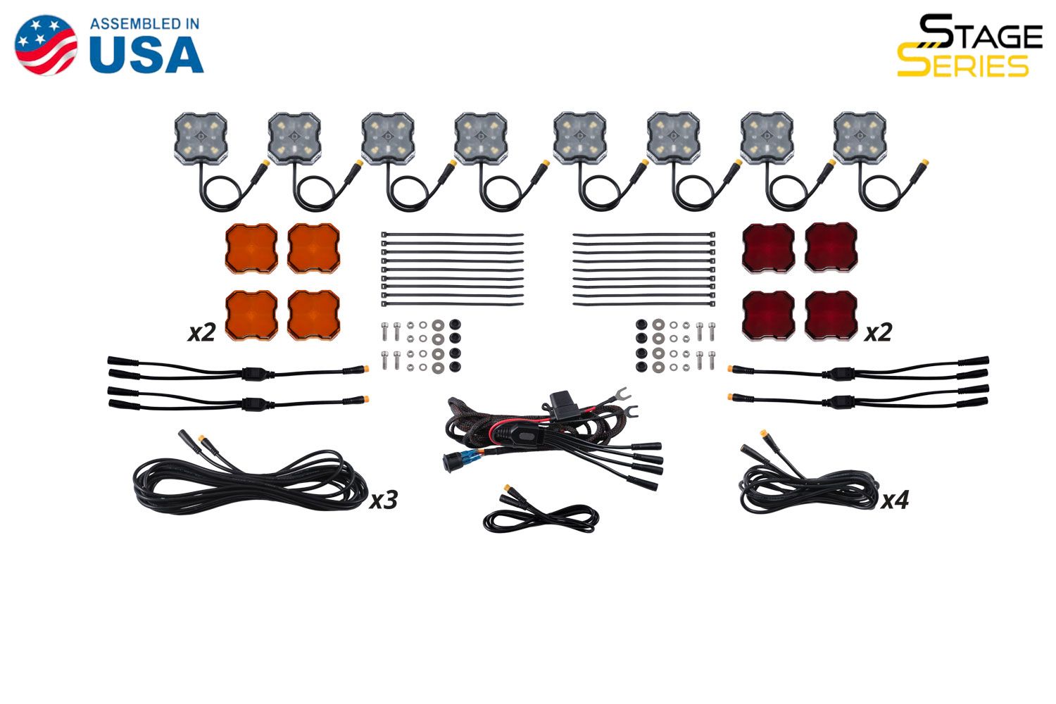 Stage Series LED Rock Light Kit for 2024-2025 Toyota Tacoma