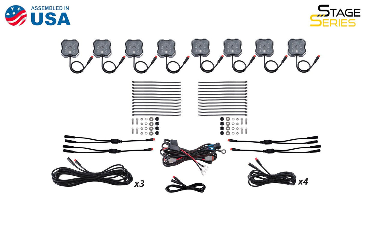 Stage Series LED Rock Light Kit for 2024-2025 Toyota Tacoma