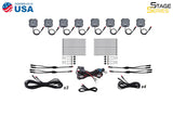 Stage Series LED Rock Light Kit for 2024-2025 Toyota Tacoma