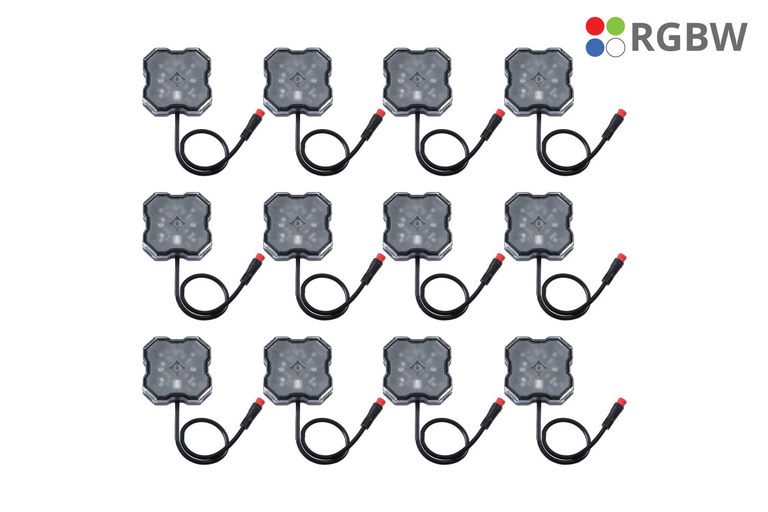 Stage Series RGBW LED Rock Light Kit (12-pack)