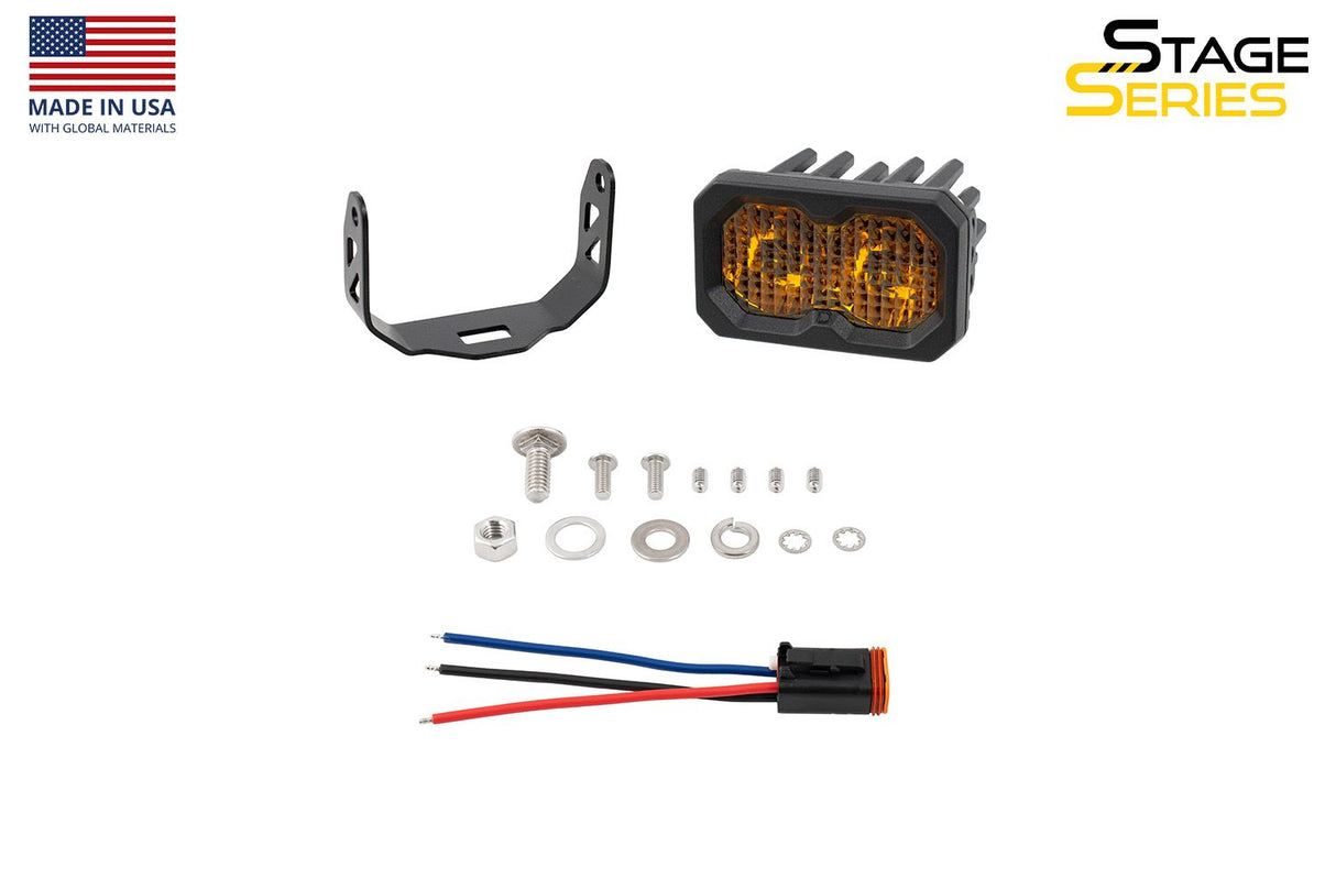 C2 2.0 SAE Yellow Max Standard LED Pod (one)
