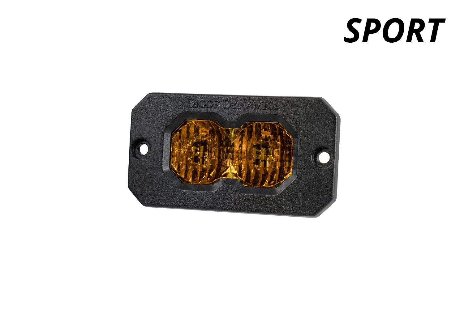 C2 2.0 Yellow Sport Flush Mount LED Pod (one)