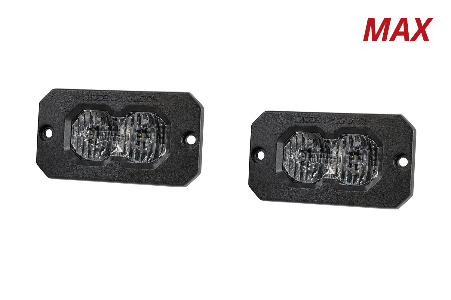 C2 2.0 White Max Flush Mount LED Pod (pair)