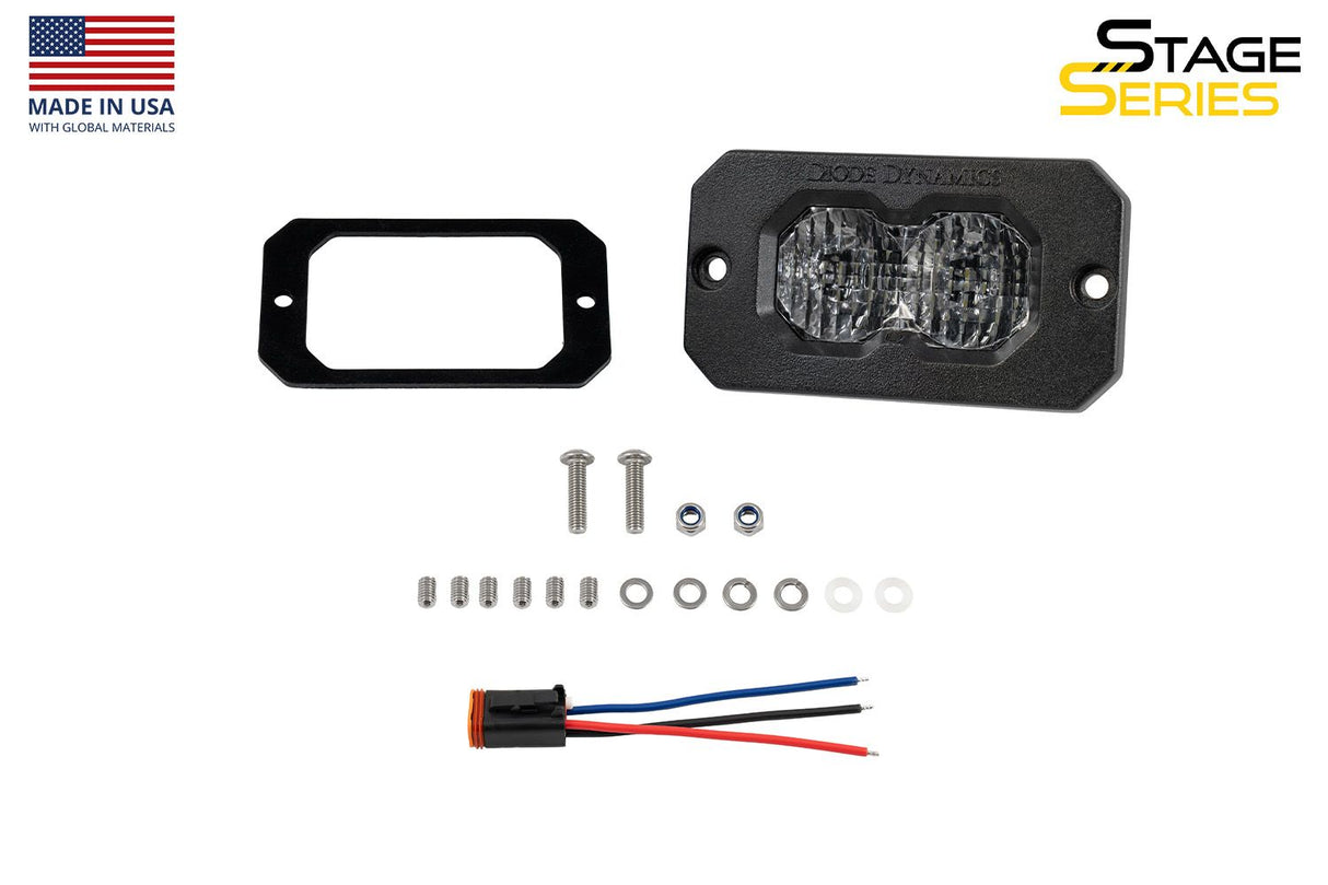 C2 2.0 White Max Flush Mount LED Pod (one)