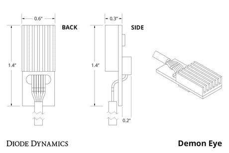 Yeux de démon multicolores Pro-Series (ensemble)