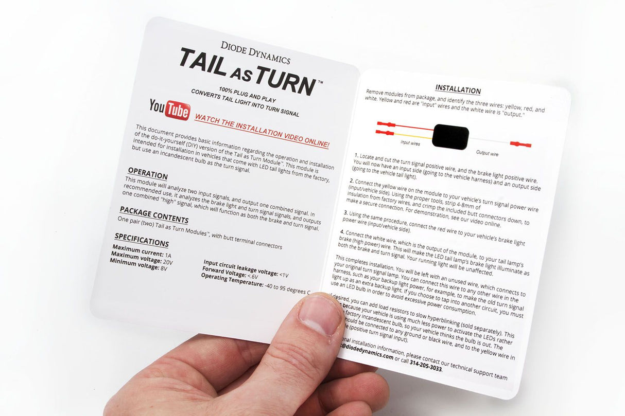 Tail as Turn Module, DIY