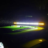 Kit de barre lumineuse LED pour capot Jeep JL Wrangler 2018-2025