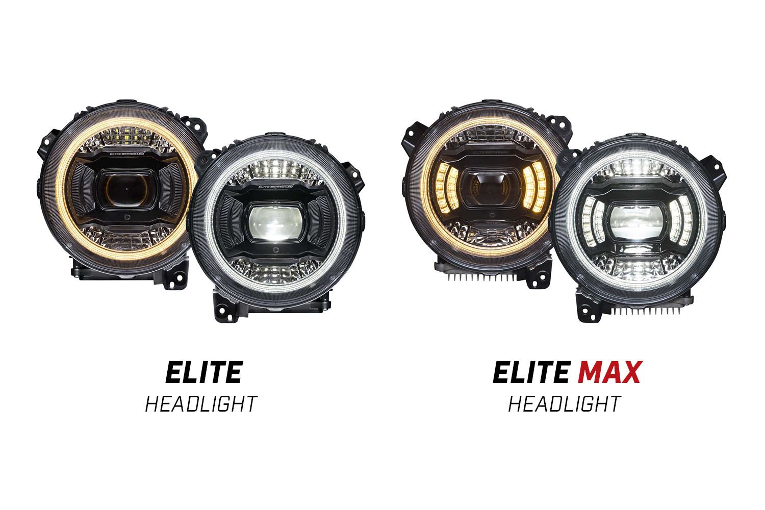 Elite LED Headlights for 2020-2025 Jeep Gladiator