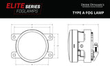 Feux antibrouillard Elite Series Type A (paire)