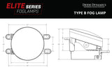 Feux antibrouillard Elite Series Type B (paire)