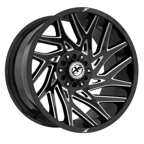 XF OFFROAD - XF-229 | 22x12 / -44 Offset / 5x127/5x139.7 Bolt Pattern | XF-229221251271397-44GBML