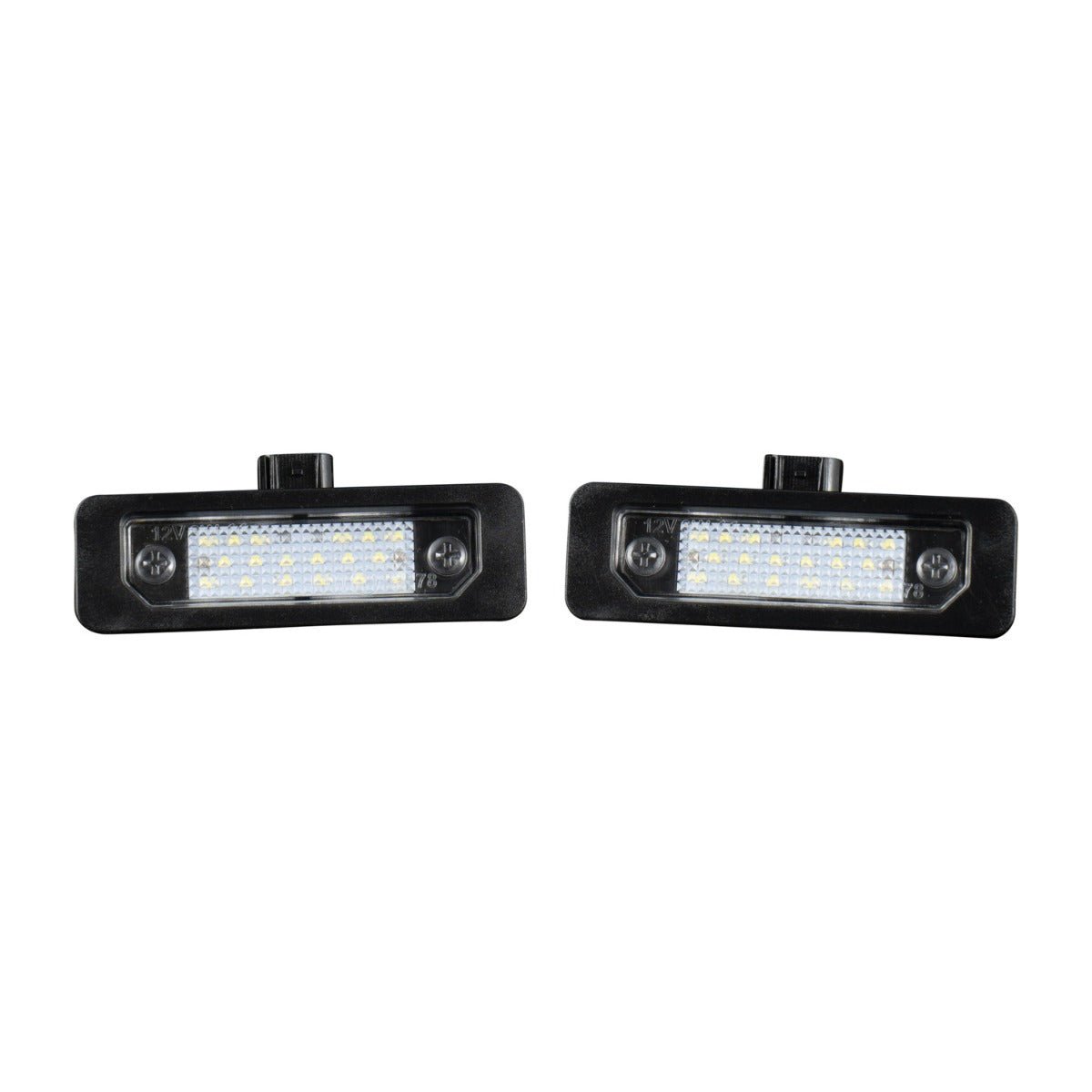 2010-2014 Ford Mustang LED License Plate Lights (pair), Clear