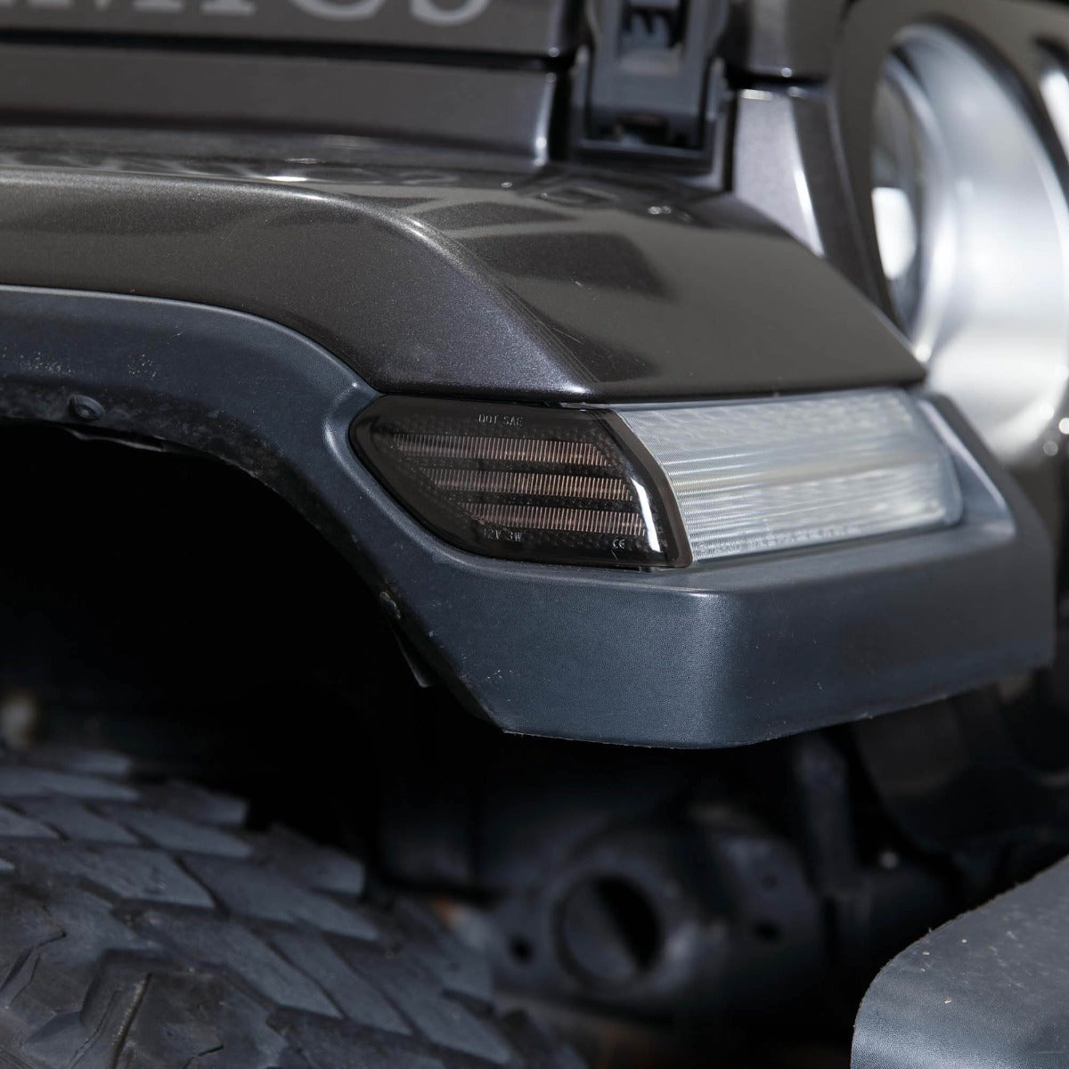 2018-2024 Jeep JL Wrangler LED Sidemarkers (pair), Clear