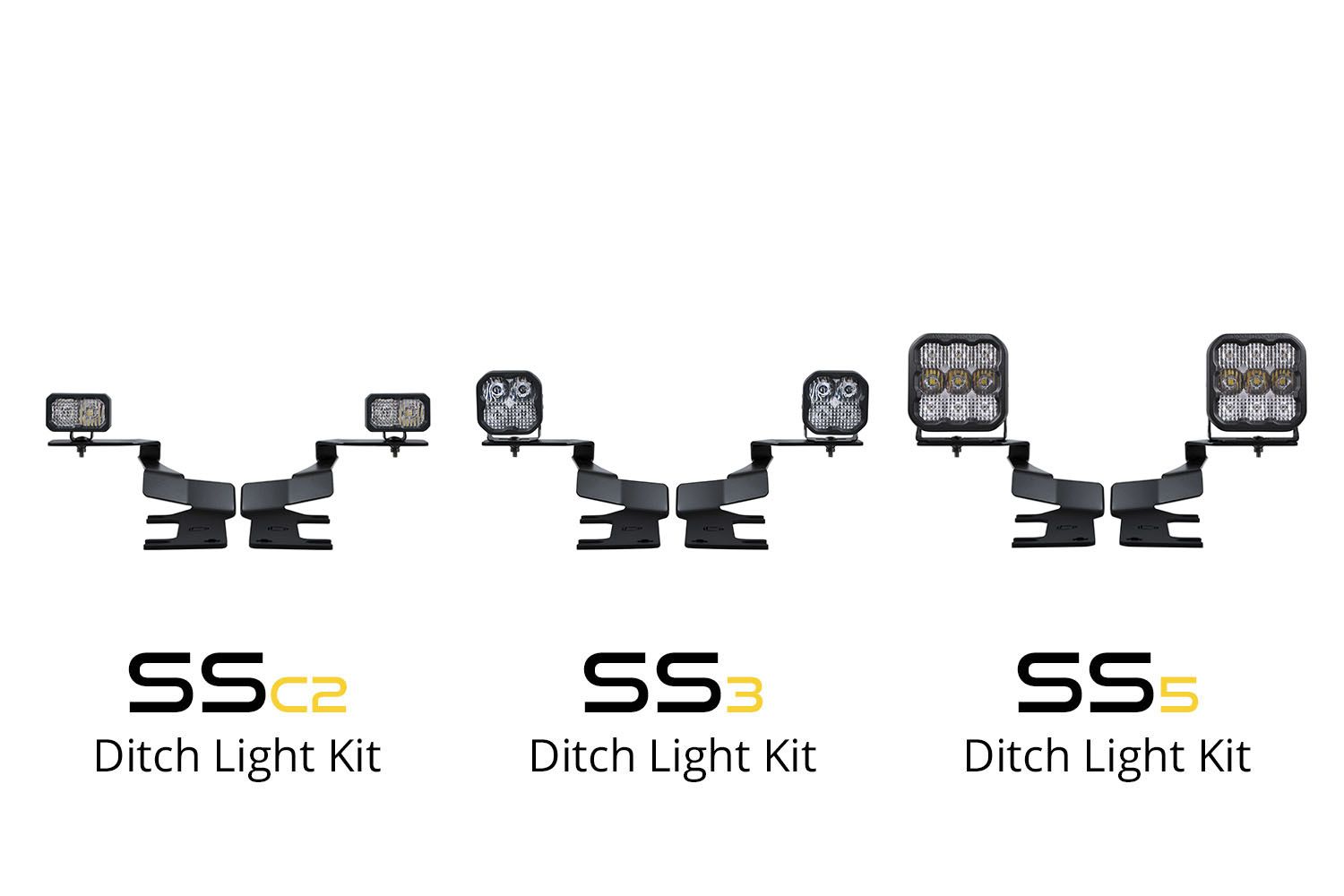 Stage Series Backlit Ditch Light Kit for 2017-2022 Ford Super Duty