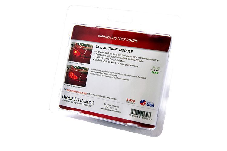 Tail as Turn Module for 2008-2013 Infiniti G37 Coupe/Q60 (USDM) (pair)