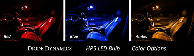 GTR Lighting 6-LED CANBUS T10/194 Bulbs 3 Colors