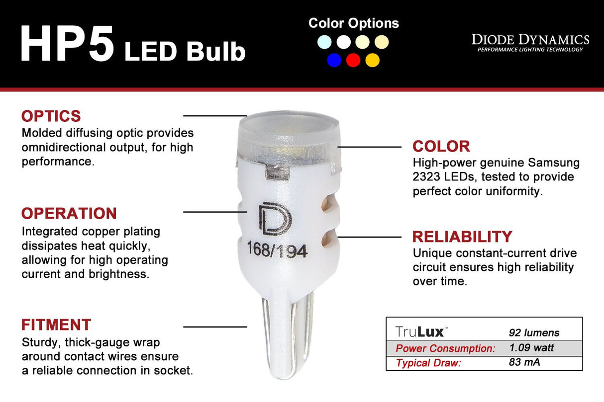 194 HP5 LED Bulbs