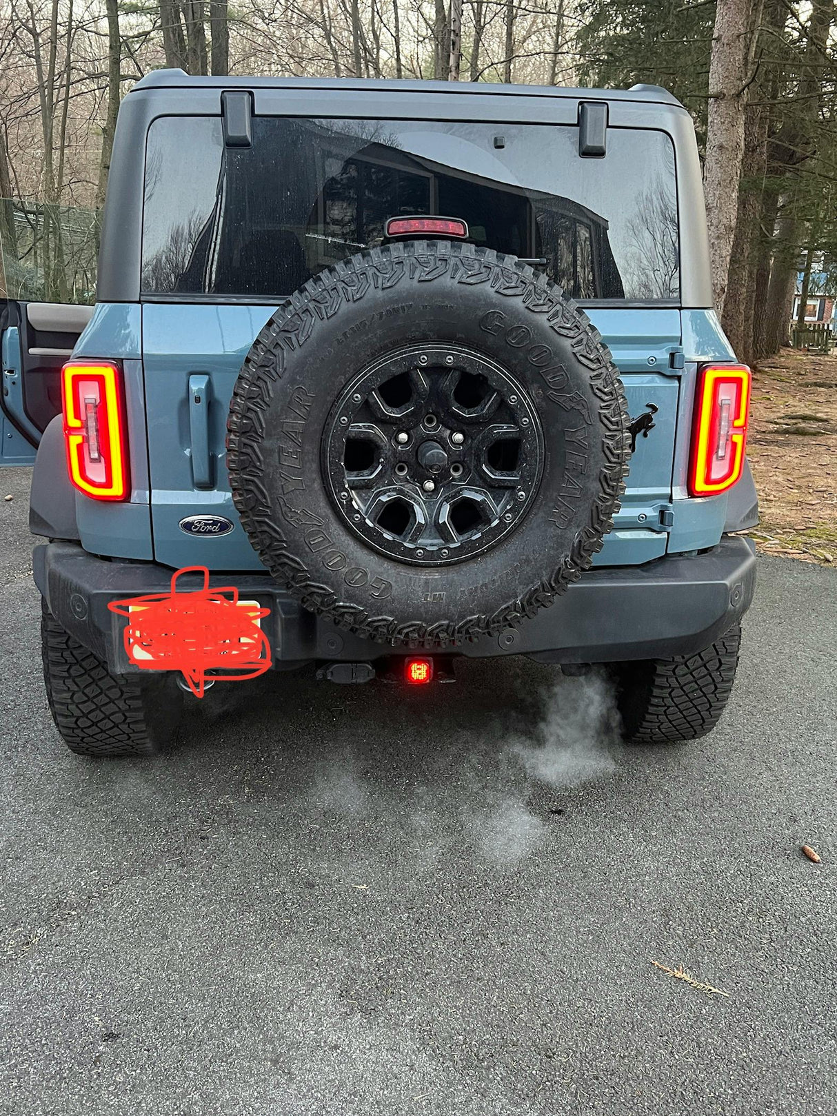 HitchMount LED Pod Reverse Kit for 2021-2025 Ford Bronco